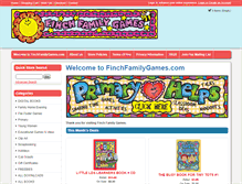 Tablet Screenshot of finchfamilygames.com